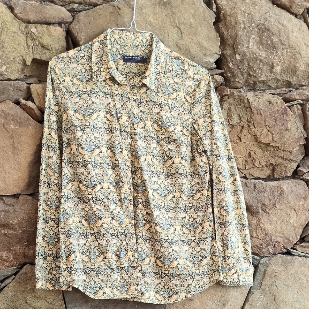 Liberty Print Cotton Shirt by Australian brand Sportscraft